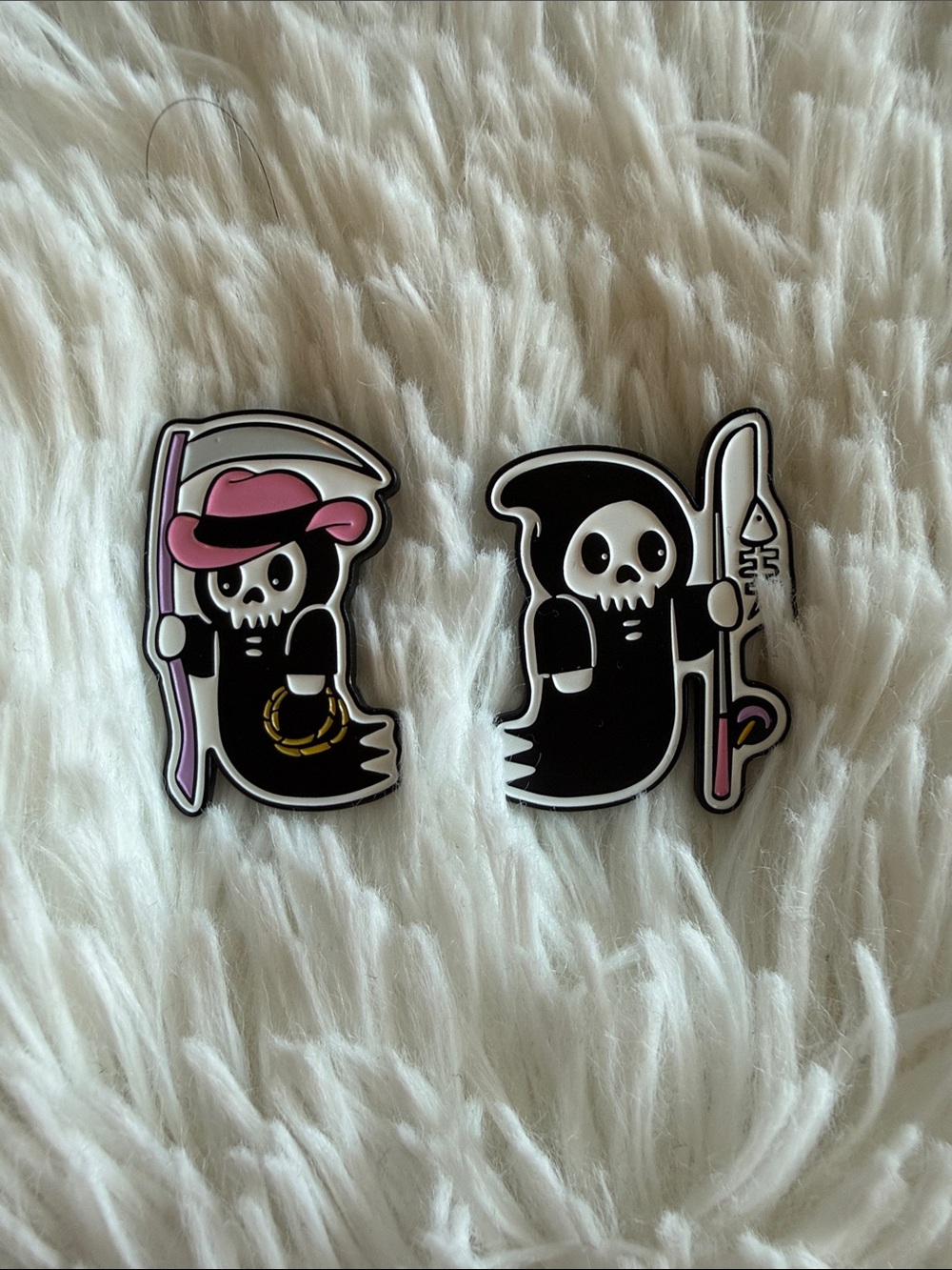 Grim Reaper Enamel Pin Set